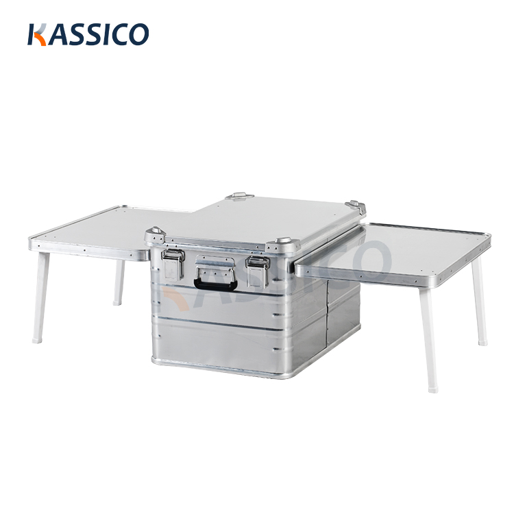 Portable Outdoor Camping Kitchen Box - Aluminum Lightweight - KASSICO