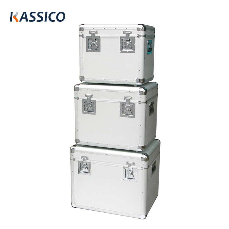 Caja de aluminio de gran capacidad para el transporte y almacenamiento de equipos de herramientas