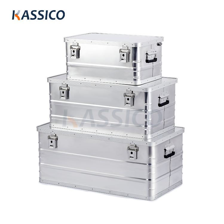 Cajas de almacenamiento y transporte de aluminio, Alutec y Swisslink