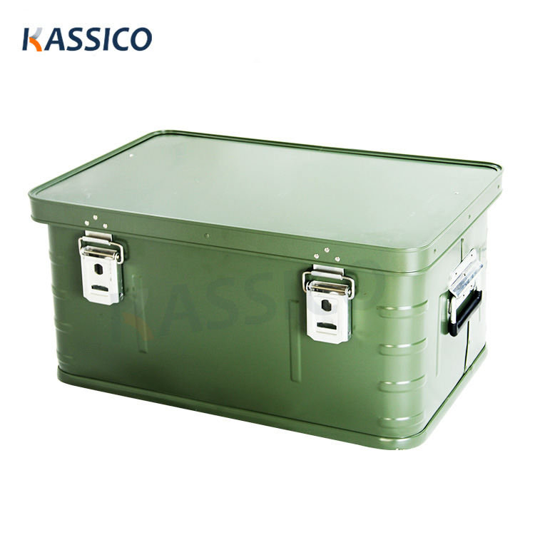 Cajas de aluminio de almacenamiento militar y cajas de transporte