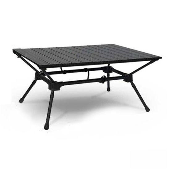 Table de camping pliante en aluminium 7075 – Capacité robuste, Rouleau à œufs, hauteur réglable