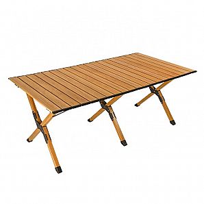 Table de camping pliable en aluminium