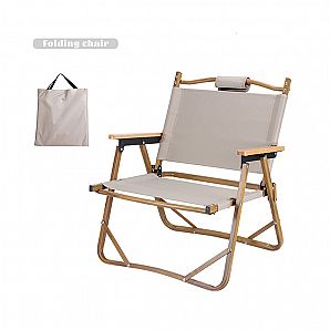 Chaise de camping pliante en aluminium portable pour la randonnée, la terrasse, le barbecue, la pêche