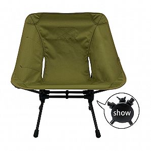 Ultralichte draagbare opvouwbare maanstoel voor backpacken, wandelen, kamperen en vissen