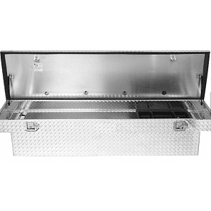 Caja de herramientas de plataforma de camioneta cruzada de aluminio