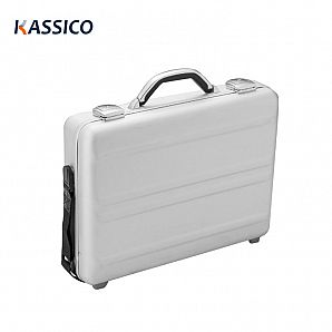 Attaché-case en aluminium pour rangement pour ordinateur portable et professionnel