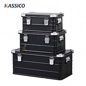Matte Black Aluminum Boxes, Cases & Containers