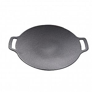 Outdoor BBQ Grill Pan, Cast Iron Grill Pan