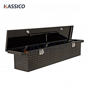 Black Aluminum Crossover Truck Bed Tool Boxes