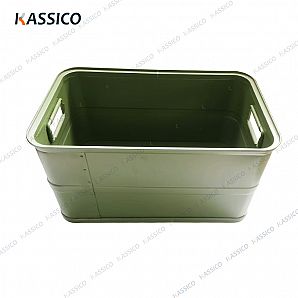 Алюминиевая корзина и металлический ящик для хранения продуктов питания и посуды