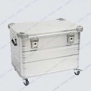 Aluminium-Trolleyboxen mit Rollen