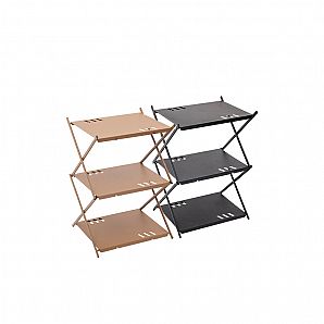 3 Layer Aluminum Camping Rack and Folding Table
