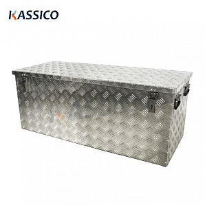 312L Large Aluminum Chessboard Silver Tool Box