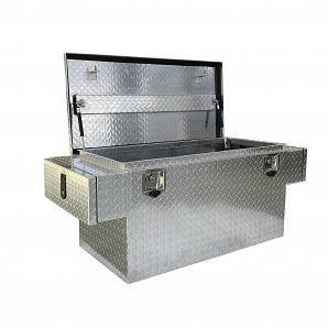 Boîte à outils pour camion à lit transversal en aluminium