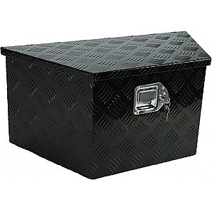 Black Heavy Duty Aluminum Pickup Pattern Truck Tool Box