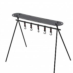 Aluminum Camping Dining Rack With Shelf Board