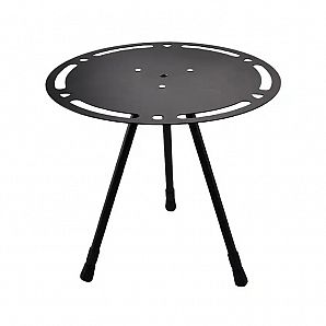 Kleine ronde aluminium campingtafel