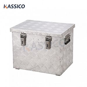 70L Boîte à outils en aluminium à damier